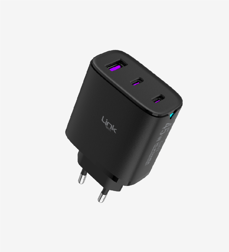 ⁦شاحن LinkTech C317 45W⁩ - الصورة ⁦4⁩